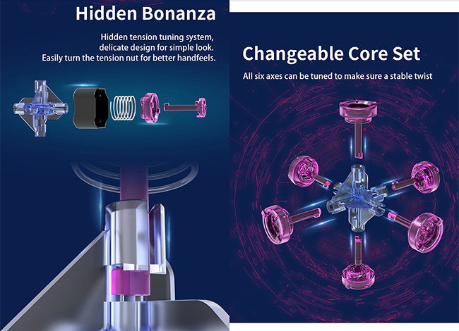 MsCUBE MS3-V1 3x3x3 Magnetic Speed Cube Double Positioning Version